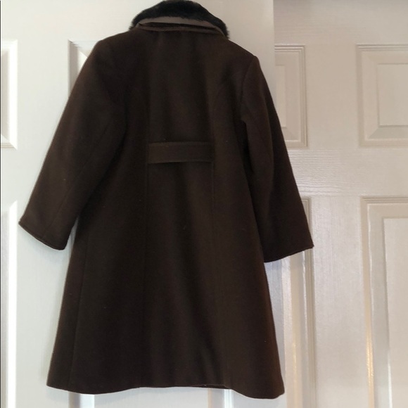 Jacadi Classic Wool Coat with Fur Trim - Picture 4 of 7